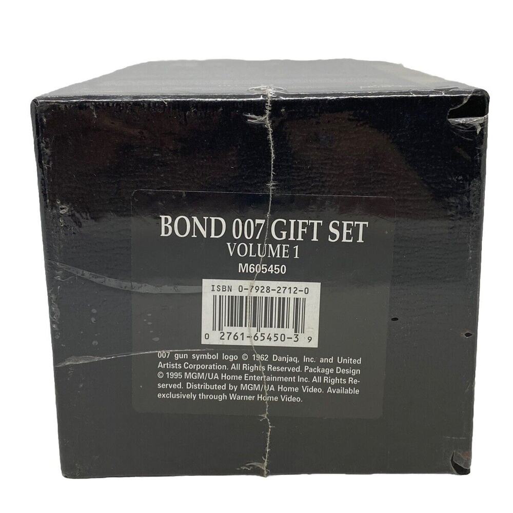 Bond 007 Gift Set Volume 1 VHS 1995 4-Tape Set Three Bond Features New - Picture 10 of 12